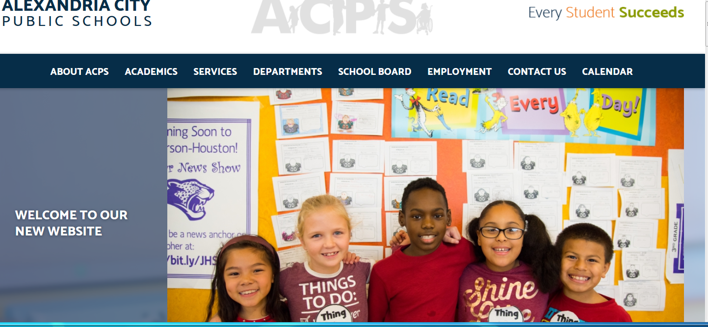 ACPS Express | Notice Anything New? ACPS Has Launched the New Website